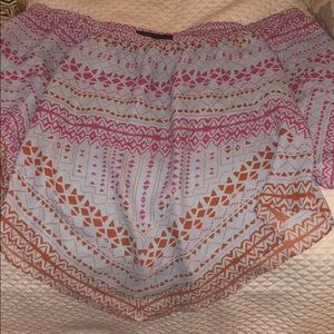 BCBG Max Azria off the shoulder handkerchief top